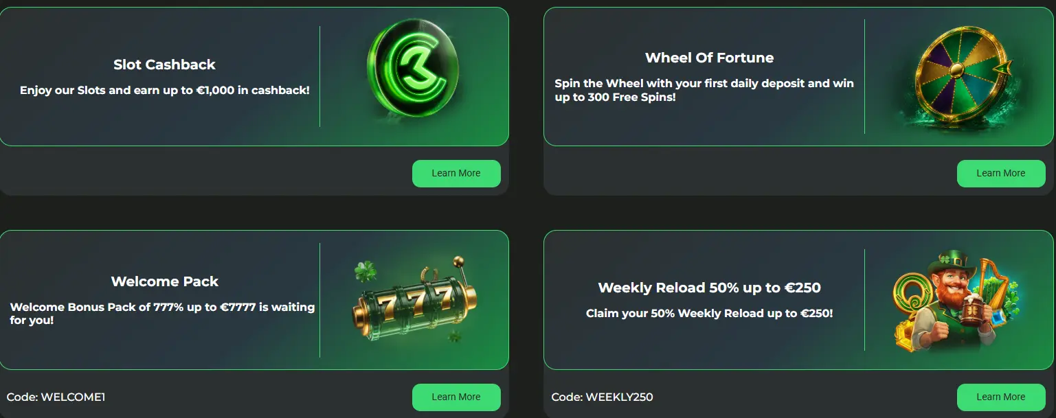 cleanwins bonuses
